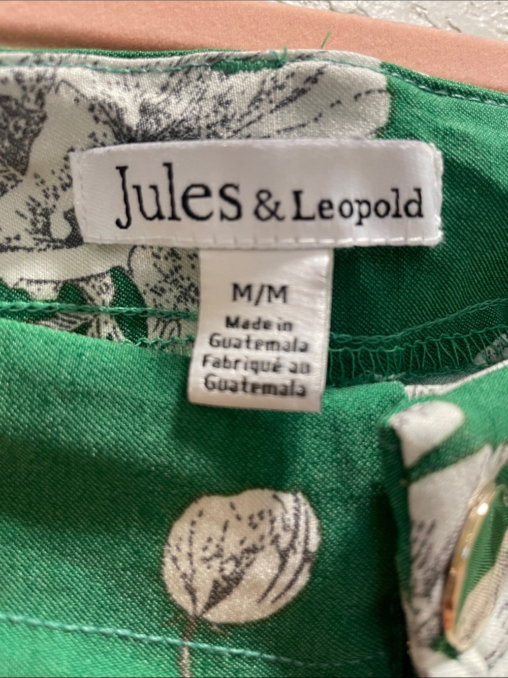 Green Floral Wide-Leg Pants - Picture 4 of 4